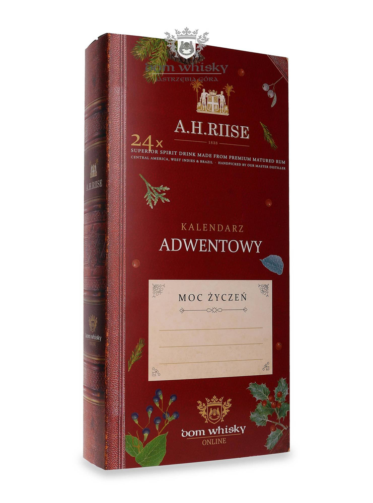Advent Calendar in Christmas packaging, AH Riise 24 x 0.02l