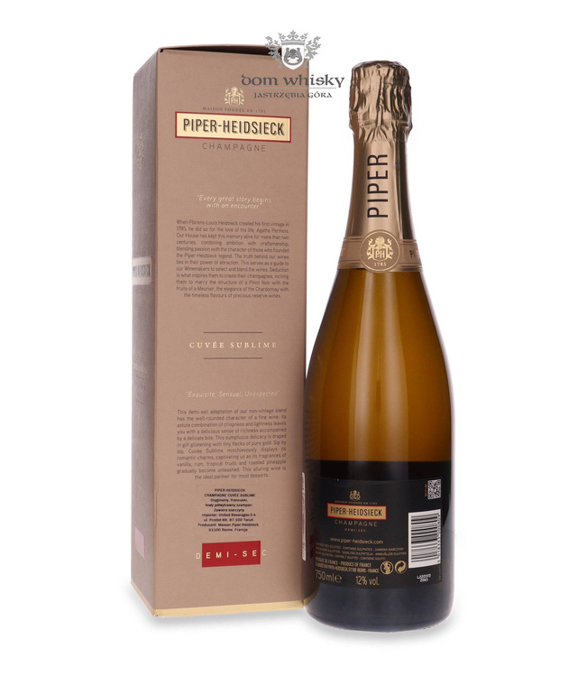 Szampan Piper-Heidsieck Cuvee Sublime / 12% / 0,75l