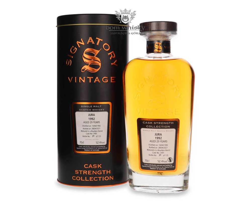 Jura 29-year-old (D.1992, B.2021) Signatory Vintage/ 52.4%/ 0.7l