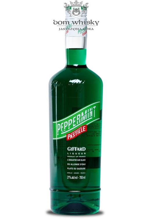 Giffard Pepper Mint Pastille (Mięta pieprzowa) likier barmański / 21% / 0,7l