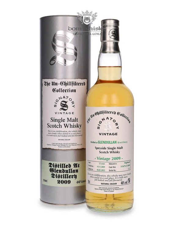 Glendullan 12-letni (D.2009, B.2022) Signatory Vintage / 46%/ 0,7l