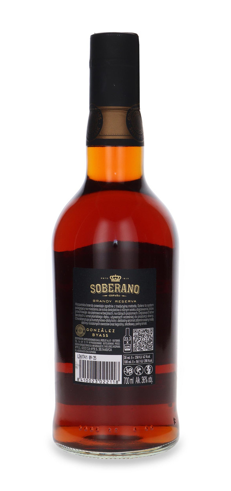 Soberano Brandy Reserva 5 / 36% / 0.7l