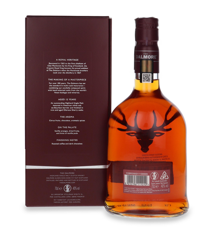 Dalmore 12-letni / 40% / 0,7l