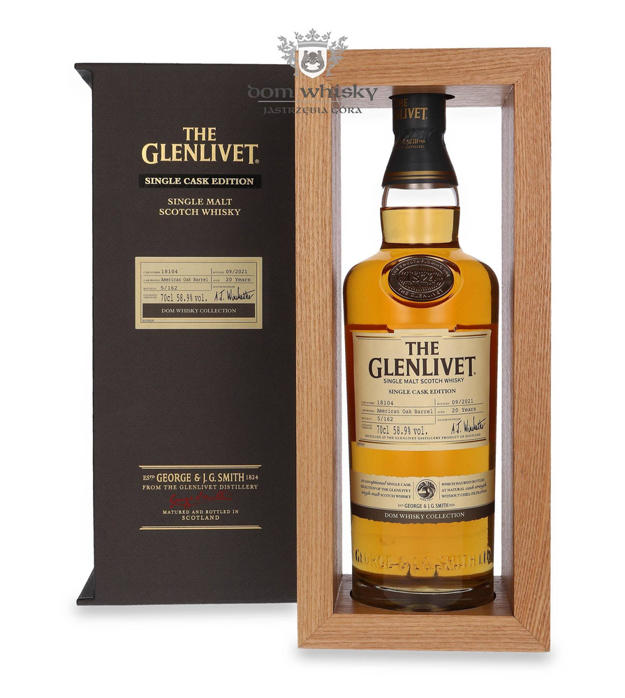 The Glenlivet 20-year-old American Oak Barrel Dom Whiskey Collection / 58.9%/ 0.7l