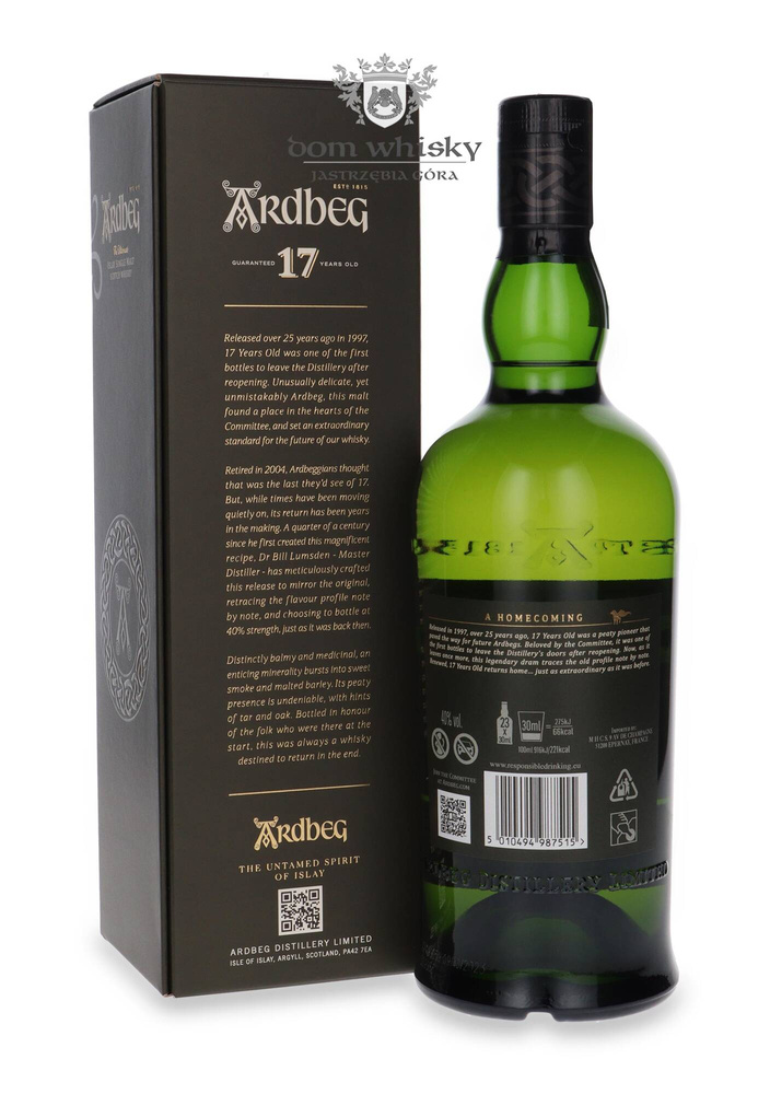 Ardbeg 17 year old Committee Exclusive / 40% / 0.7l