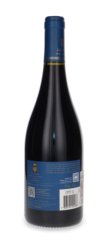 Leyda Canelo Vineyard Syrah / 14% / 0,75l