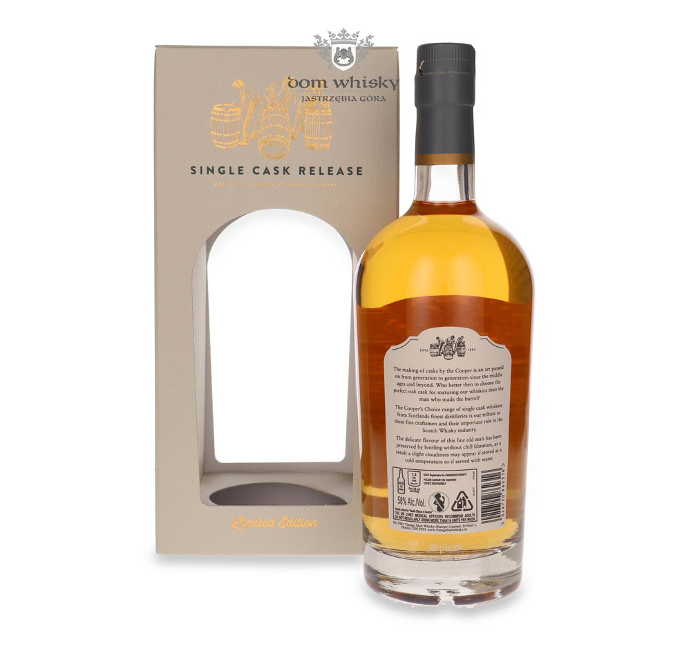 Glenturret Ruadh Maor 9 year old (D.2013, B.2022) The Cooper's Choice / 58% / 0.7l