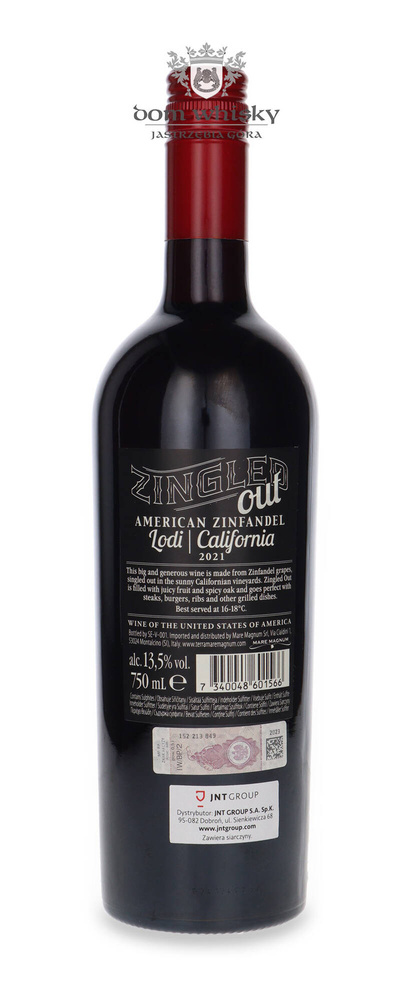 Zingled Out American Zinfandel 2021 / 13.5% / 0.75l