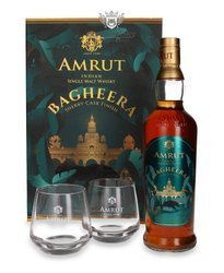 Amrut Bagheera Sherry Cask Finish (with two glasses) / 46%/ 0.7l