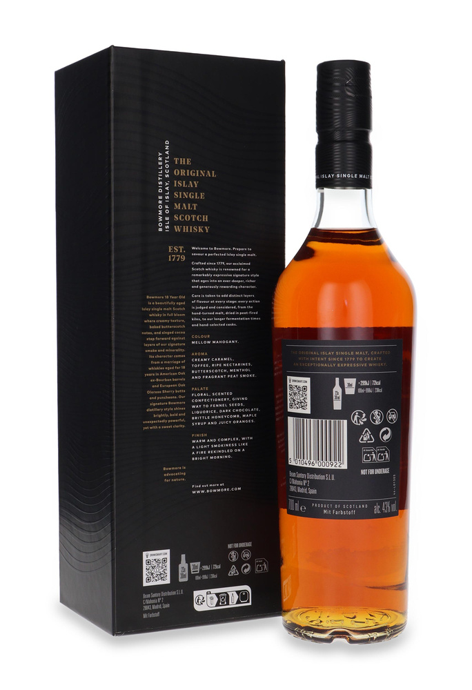 Bowmore 18-letni Sherry Oak Cask / 43%/ 0,7l
