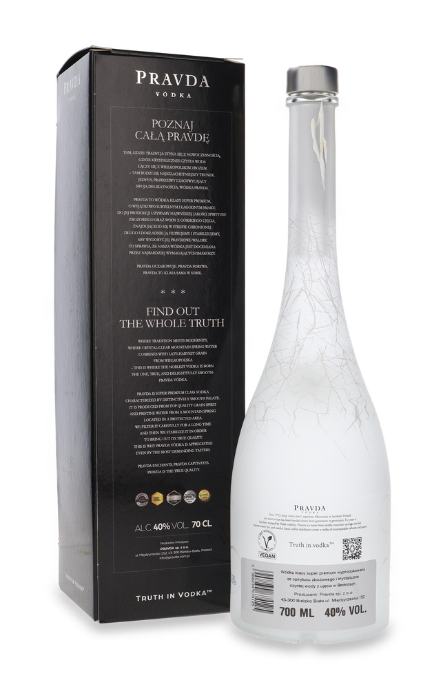 Pravda Vodka / 40% / 0.7l