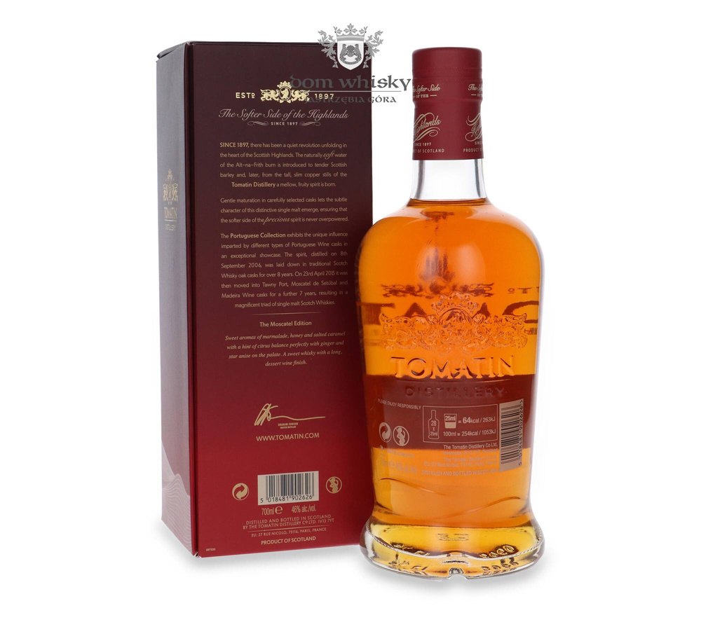 Tomatin 15-letni (D.2006, B.2022) Moscatel Casks / 46% / 0,7l