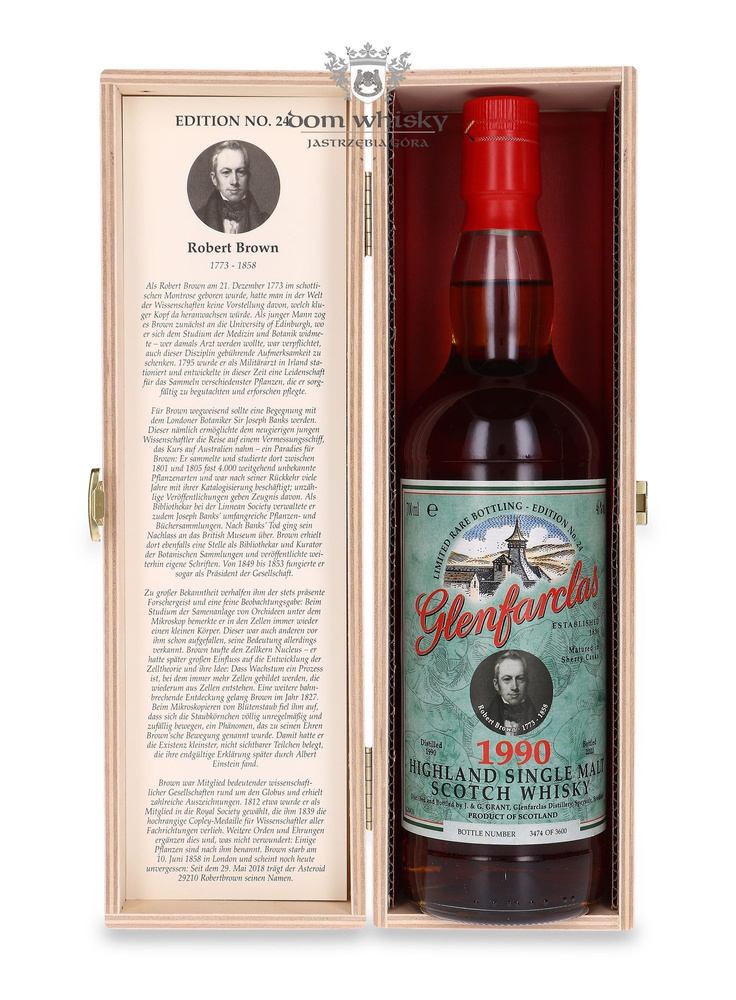 Glenfarclas 1990 (B.2020) Ed.24, Robert Brown / 46% / 0,7l