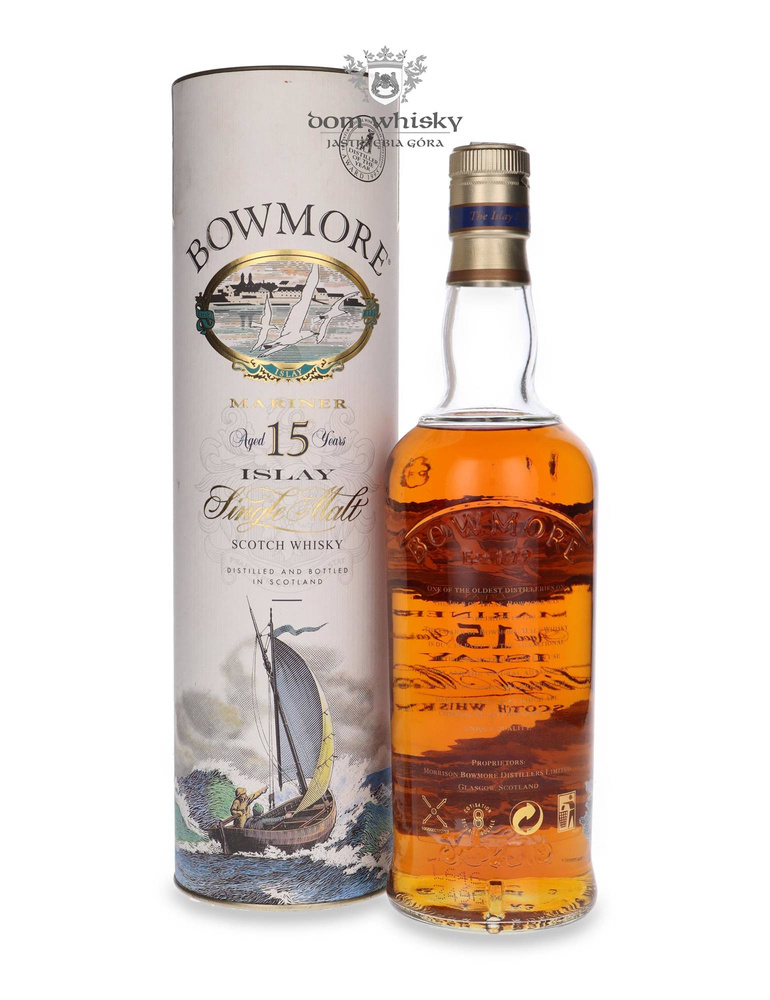 Bowmore Mariner, 15 years old (Screen Printed Label) Tube / 43% / 0.7l
