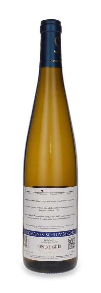 Domaines Schlumberger Pinot Gris Alsace A.C. Les Princes Abbes / 13,5% / 0,75l
