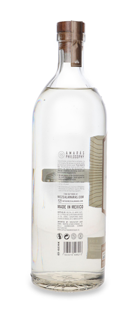 Mezcal Amaras Espadin Joven 100% Agave 2023 / 37% / 0.7l