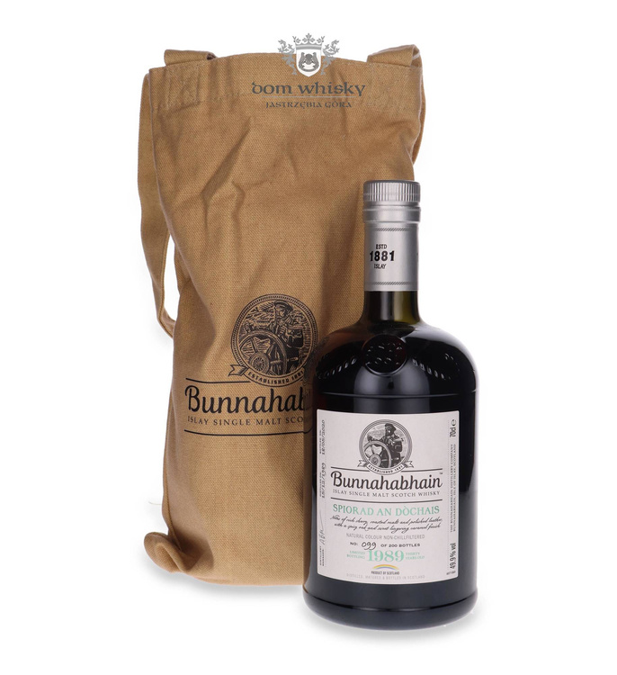 Bunnahabhain 30-letni (D.1989, B.2020) Spiorad an Dòchais / 49,9% / 0,7l	