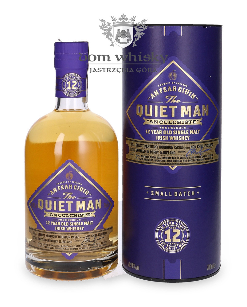 The Quiet Man 12-year-old An Culchiste Bourbon /Tube/ 46%/ 0.7l