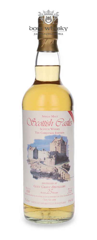 Glen Grant 25-year-old (D.1984, B.2009) Jack Wiebers Scottish Castles, Christmas Edition / 55%/ 0.7l