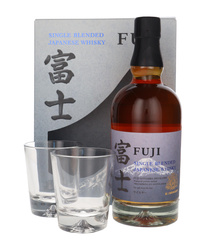 Fuji Single Blend Japanese Whisky + 2 szklanki / 43% / 0,7l
