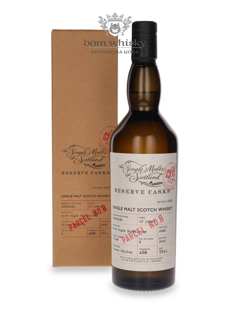 Glen Elgin 13-letni The Single Malts of Scotland Reserve Cask Parcel No. 8 / 48%/ 0,7l	