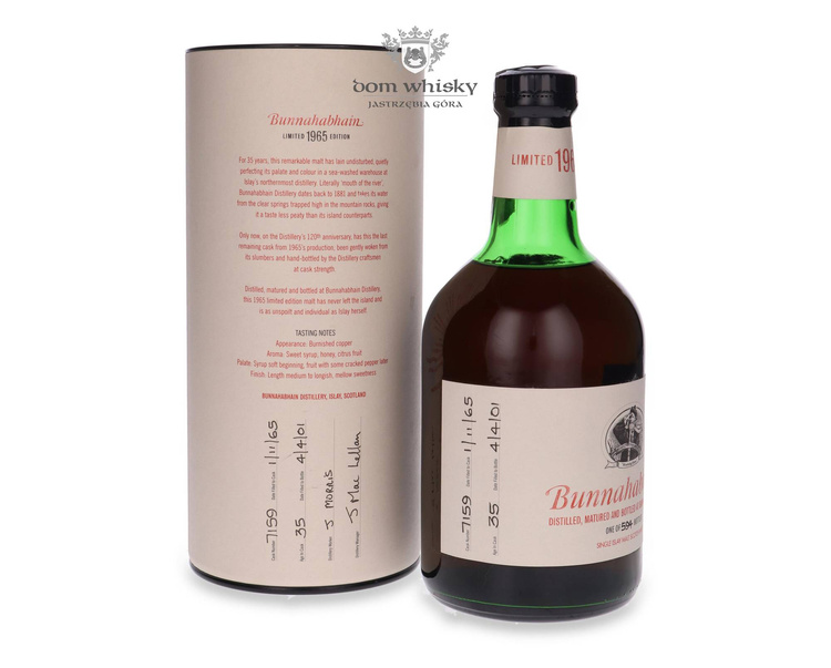 Bunnahabhain 35-letni (D.1965, B.2001) Fèis Ìle Edition / 53,9%/ 0,7l	