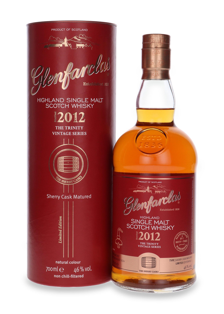 Glenfarclas The Trinity Vintage Series 2012 Sherry Cask / 46%/ 0,7l