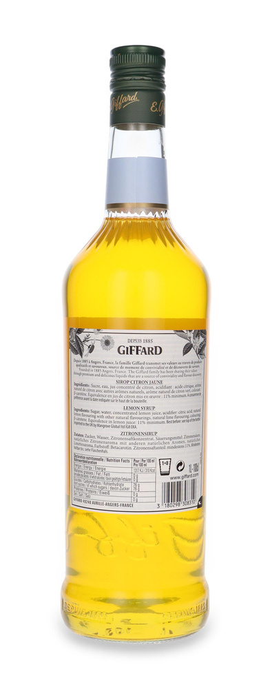 Giffard Citron - Lemon bartender syrup / 1l