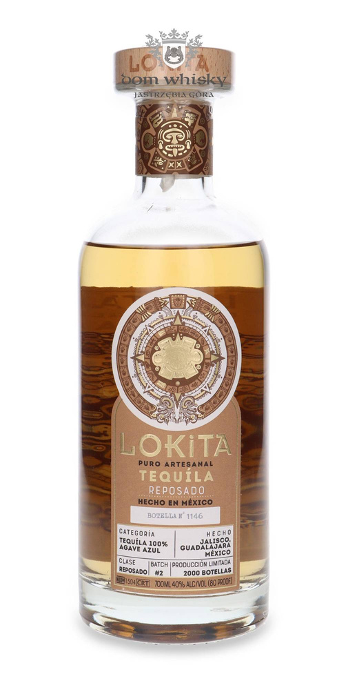 Tequila Lokita Reposado 100% Agave Azul / 40% / 0,7l