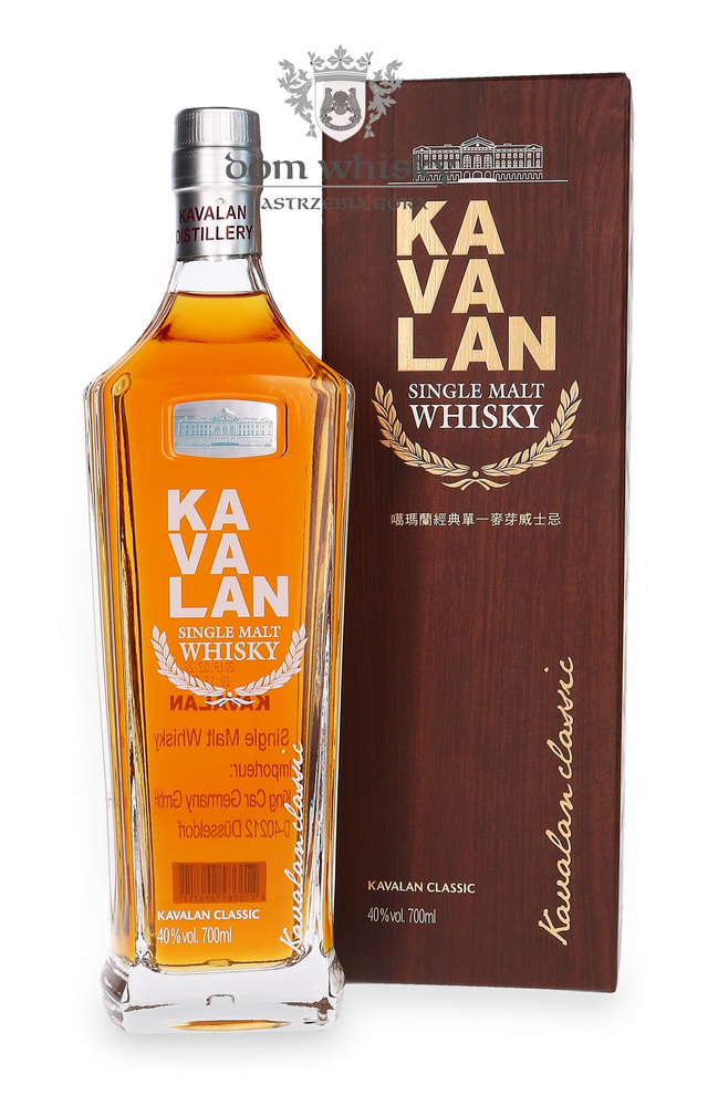 Kavalan Classic Single Malt / 40% / 0.7l