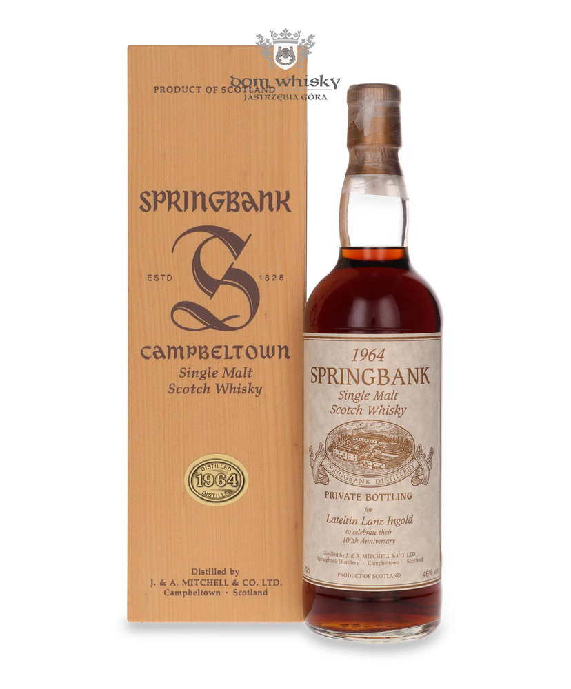 Springbank 1964 Private Bottling / 46%/ 0,7l	