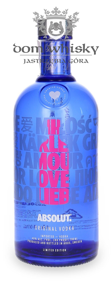  Wódka Absolut Love Limited Edition / 40% / 0,7l