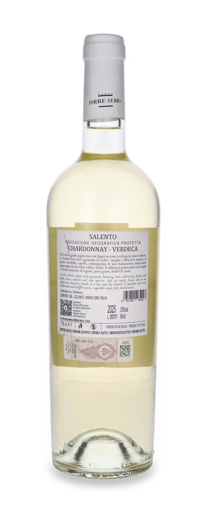 Torre Serra Chardonnay Verdeca 2025 /12%/0,75l
