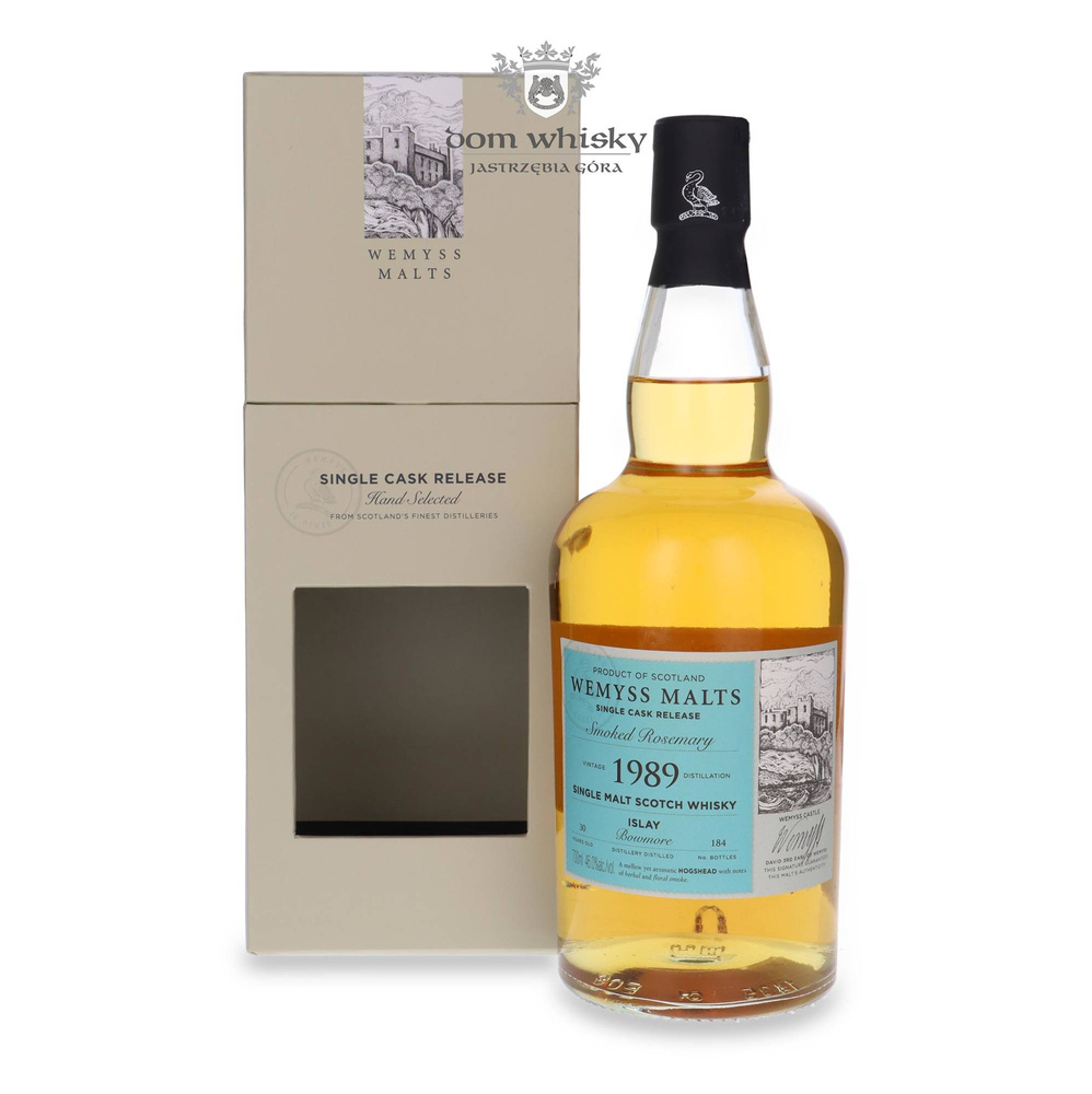 Bowmore 1989, 30-letni Smoked Rosemary, Wemyss Malts / 46%/ 0,7l