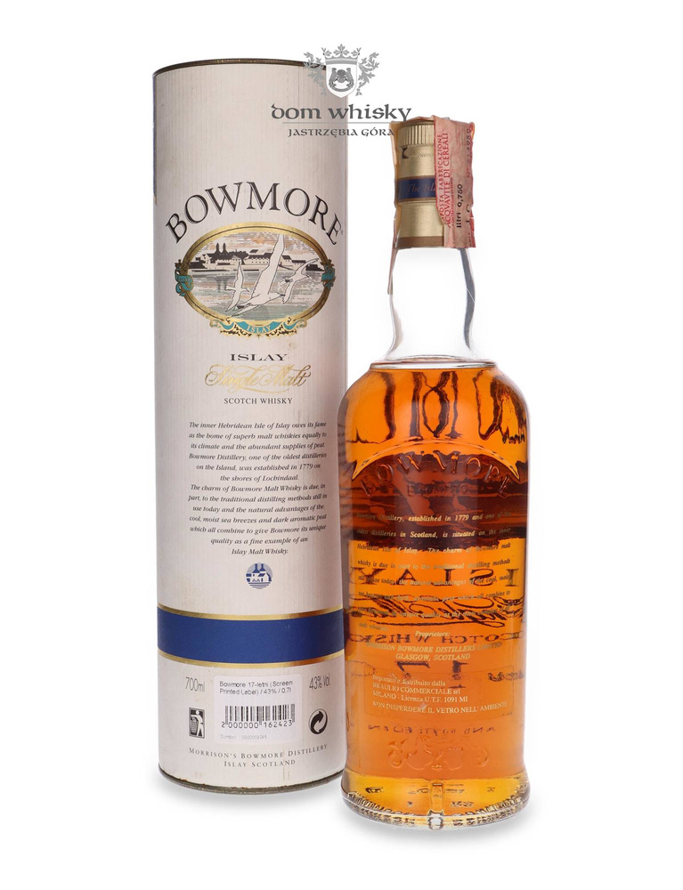 Bowmore 17-letni (Screen Printed Label) / 43% / 0,7l