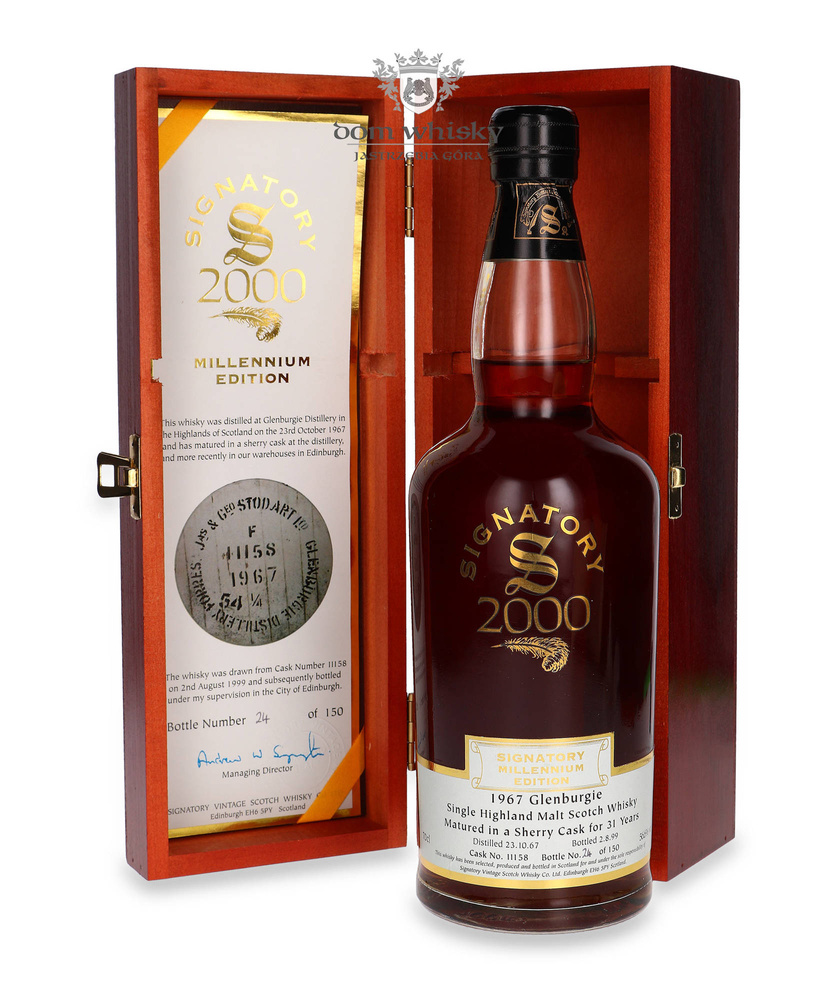 Glenburgie 31-year-old (D.1967, B.1999) Signatory Vintage Millennium Edition / 56.6% / 0.7l