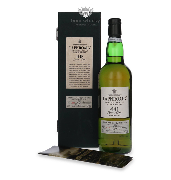 Laphroaig 40-letni (D.1960, B.2001) /42,4%/0,7l