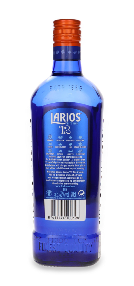 Larios 12 Mediterránea Premium Gin / 40%/ 0,7l