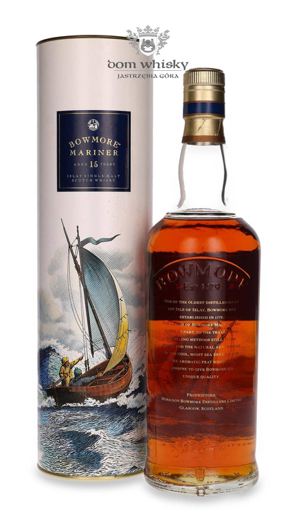 Bowmore Mariner, 15-letni (Screen Printed Label) Tuba / 43% / 0,75l