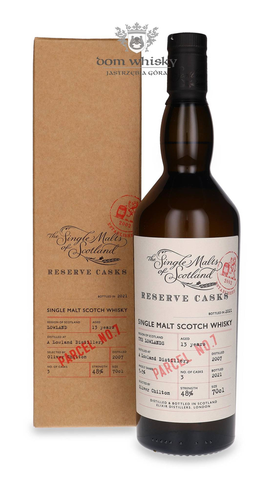 Lowland 13-year-old The Single Malts of Scotland Reserve Cask Parcel No.7 / 48% / 0.7l