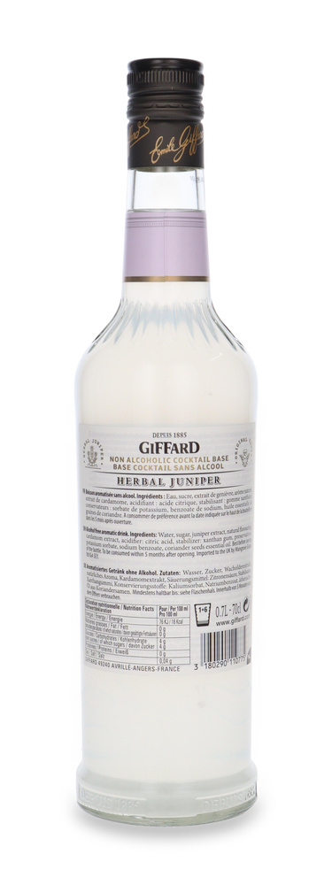 Baza do koktajli Giffard Herbal Juniper 0% 0,7L