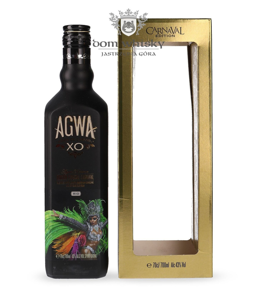 Agwa De Bolivia XO 8-letni Edition Carnaval Rio / 43% / 0,7l