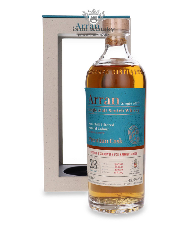 Arran 23-letni (D.1997, B.2020) Premium Cask / 48,5% / 0,7l