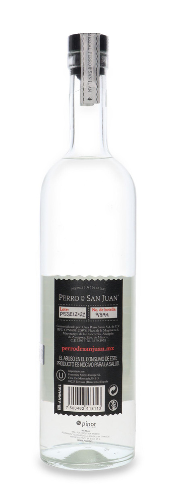 Mezcal Perro Se San Juan Blanco 100% Agave / 40% / 0,7l