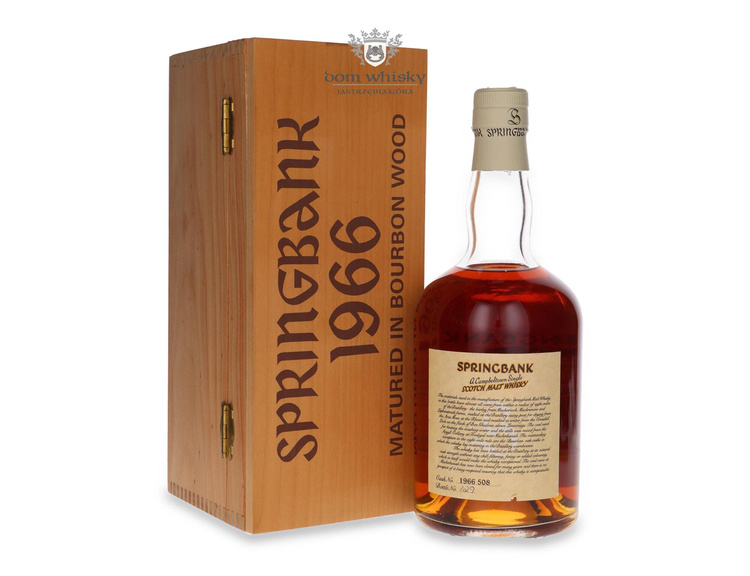 Springbank 1966 Local Barley Bourbon Cask (Bottled 1999) / 53,5% / 0,7l