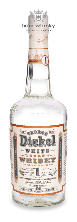 George Dickel No.1 Unaged White Corn Whisky / 45,5%/ 0,75l