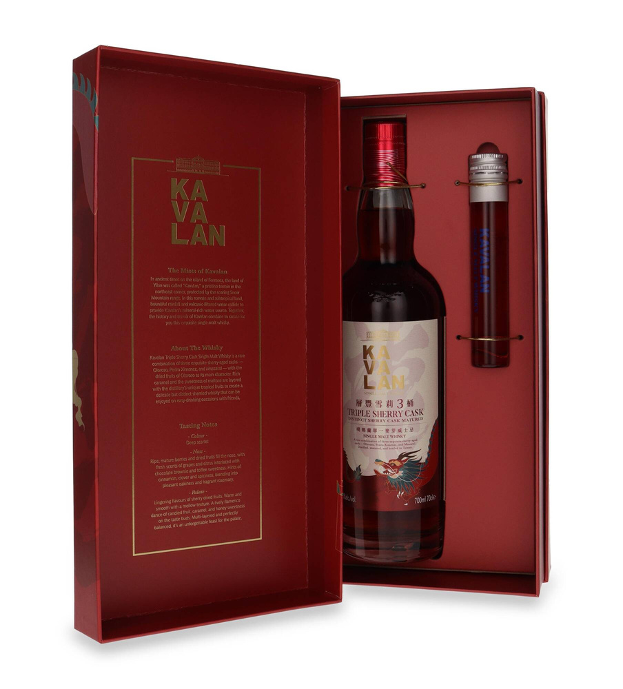 Kavalan Solist Dragon Triple Sherry Cask Cask + miniature / 40% / 0.7l