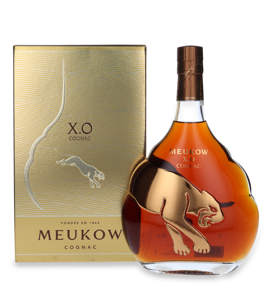 Cognac Meukow XO Gold Panter / 40% / 0,7l