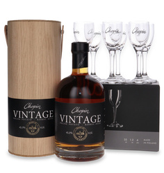 Chopin Vintage Late Autumn Potato 2017 Vodka + 6 shot glasses / 45.3% / 0.5 L