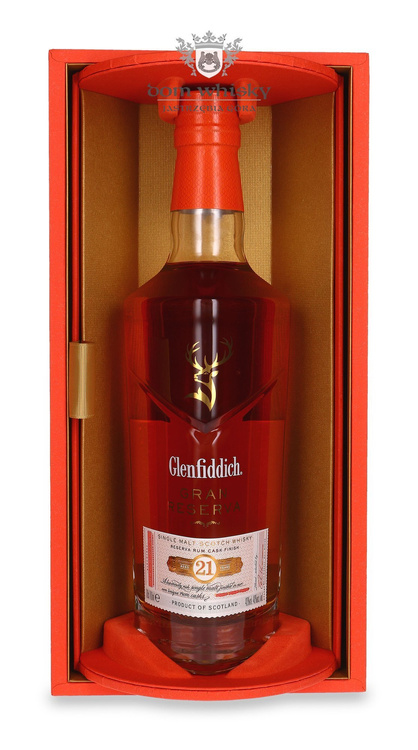 Glenfiddich 21-letni Gran Reserva Rum Cask Finish / 40% / 0,7l